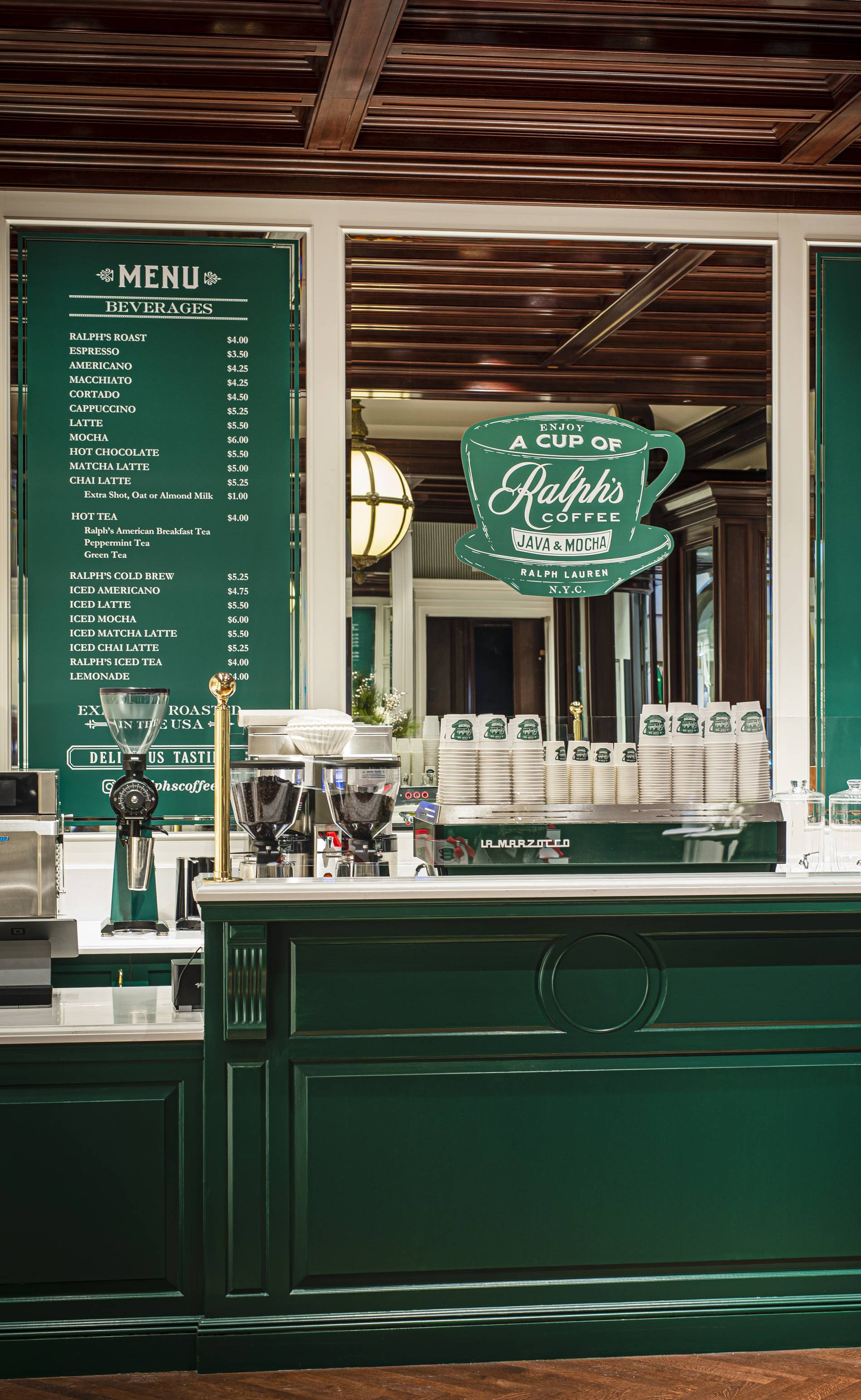 Ralph Lauren Opens Coffee Shop On Michigan Avenue