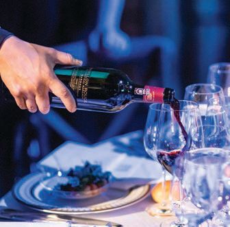 Guests can sip Pavillon Rouge du Château Margaux at Lyric Opera’s Wine Auction. TODD ROSENBERG