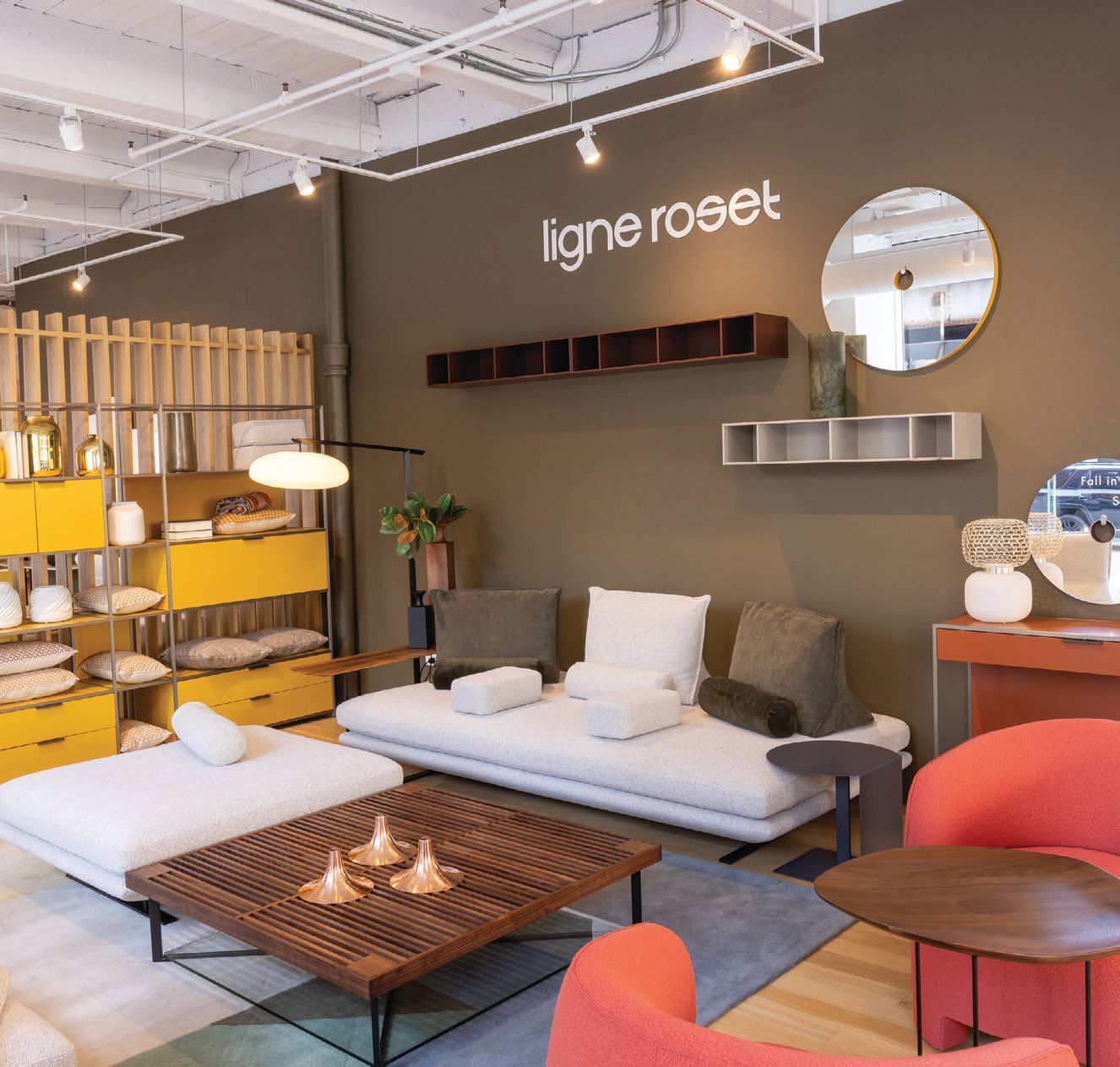 Ligne Roset’s showroom in River North PHOTO: BY LACOUR IMAGES