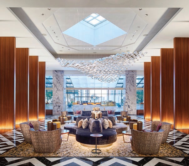 The renovated lobby at The Ritz-Carlton, Chicago is a stunner PHOTO COURTESY OF BRANDS