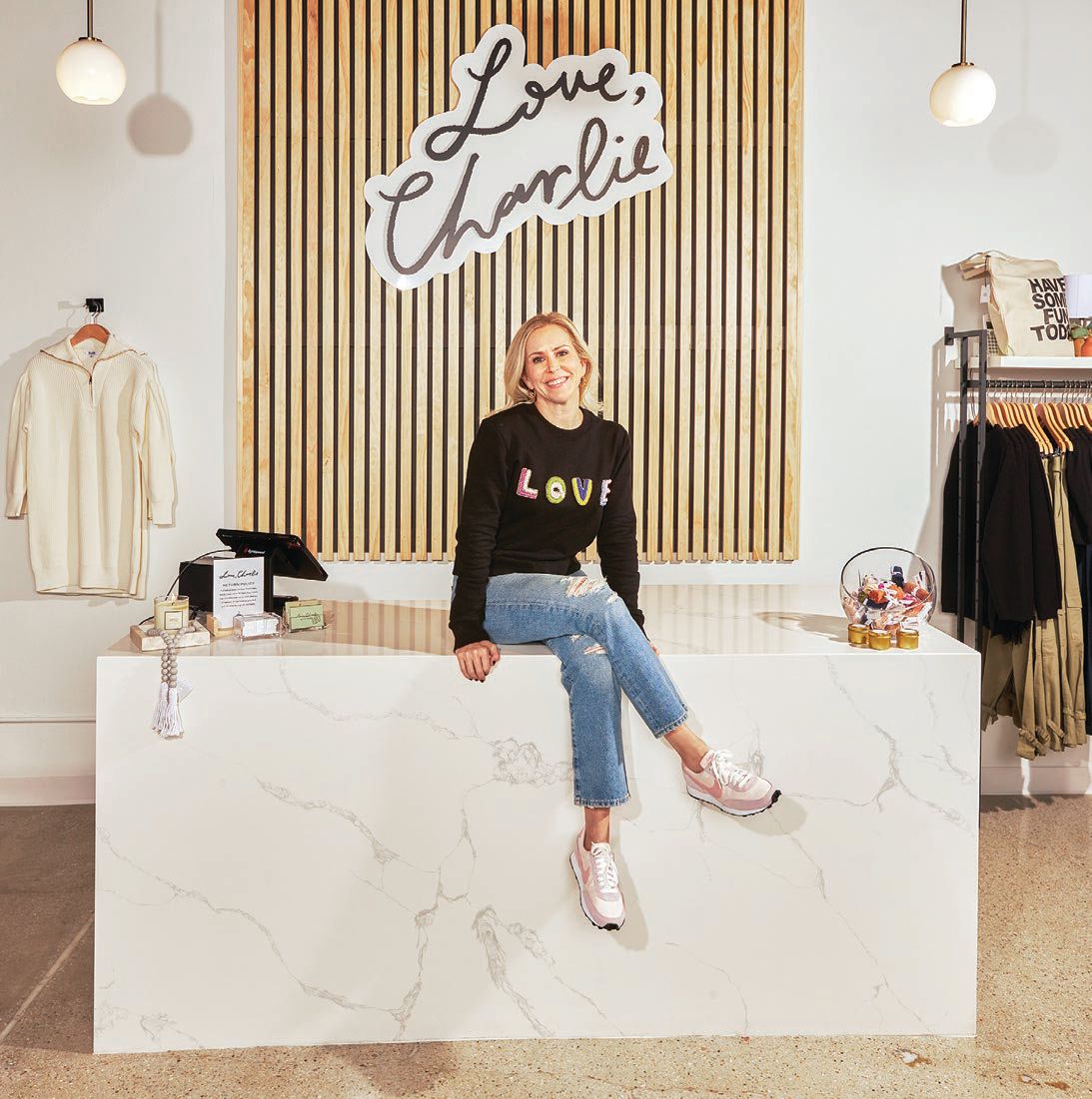Megan Morrison has unveiled Love, Charlie, a chic new women’s boutique in Roscoe Village. PHOTO: BY BRAD DANNER