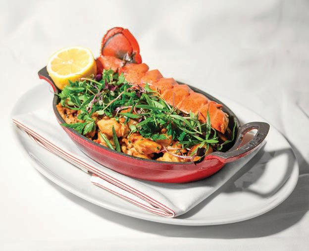 Lobster thermidor from Grill on 21. PHOTO COURTESY OF RESTAURANTS