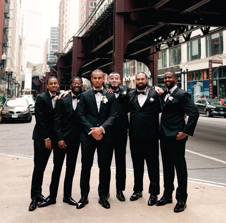 Clinton and his groomsmen Photographed by Abby Jiu Photography