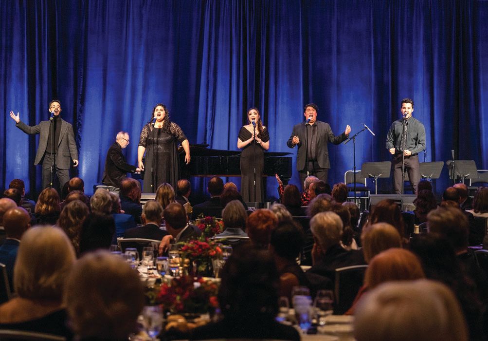 The festival’s vocal fellows wowed the crowd. PHOTO BY ELLIOT MANDEL
