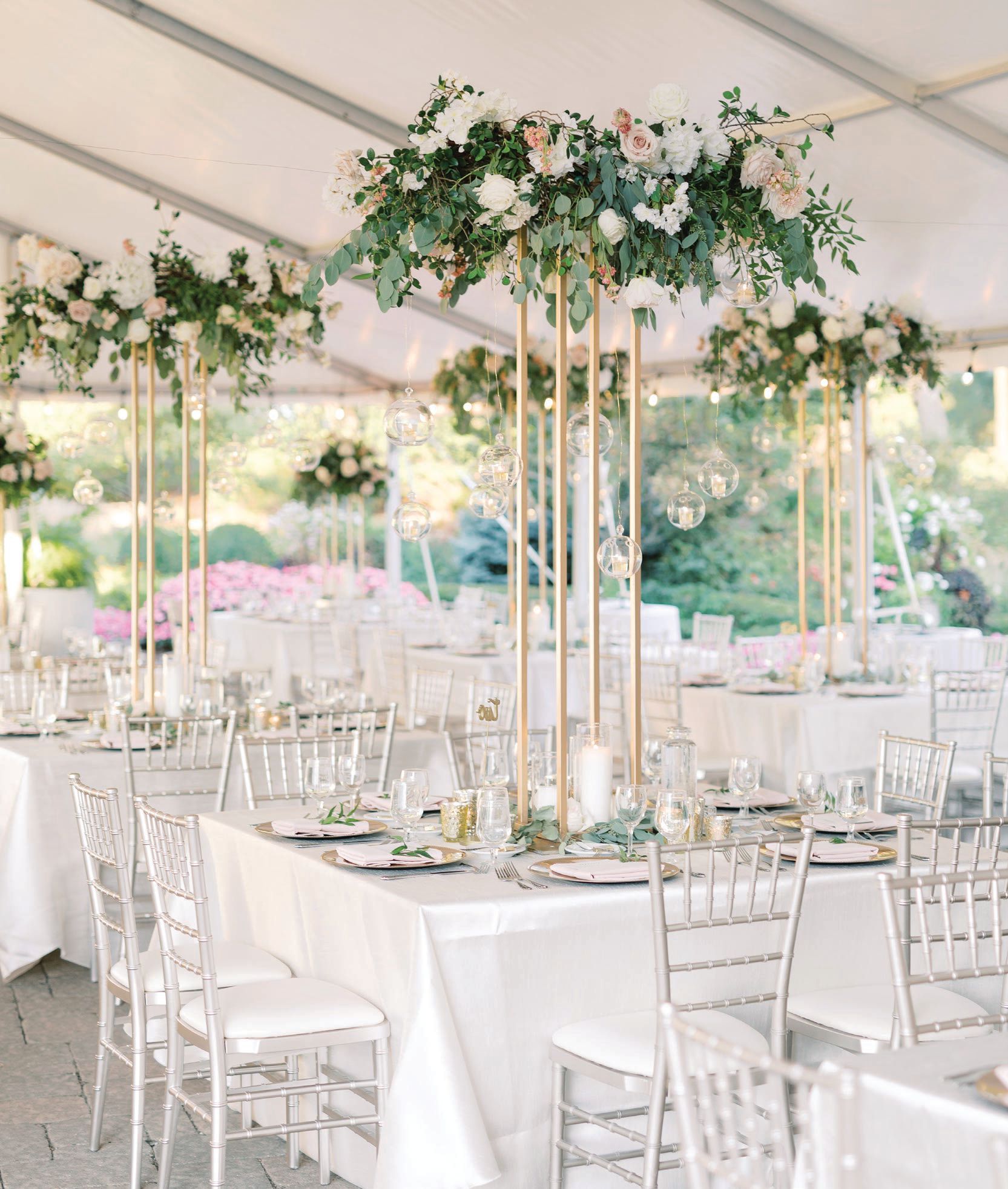 A tented affair at The Monte Bello Estate www.themontebellowestate.com Photo Credit: One July Planner: Blush & Borrowed // Florals: Phillips’s Flowers & Gifts