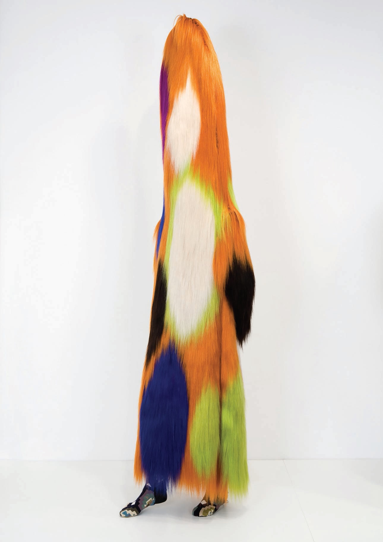 “Soundsuit” (2010, mixed media), 97 inches by 48 inches by 42 inches PHOTO COURTESY OF THE ARTIST AND JACK SHAINMAN GALLERY, NEW YORK