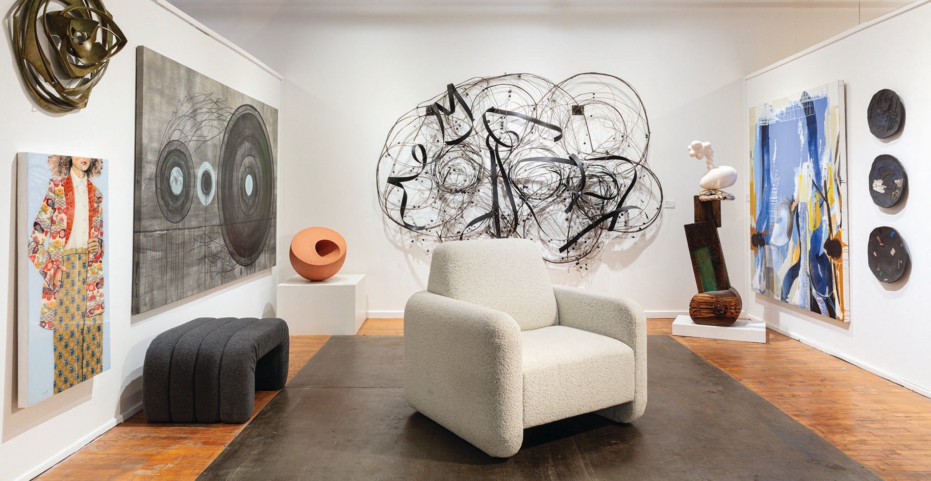 Alma Art and Interiors seamlessly blends the worlds of visual art and home design. PHOTO BY: TRAVIS ROOZEE