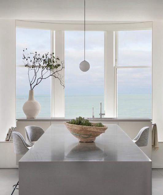 Stunning views from the kitchen island. Photographed by Gibeon Photography